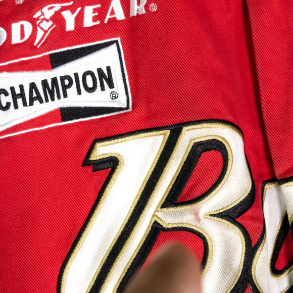 Y2K NASCAR Racing Jacket Chase Authentic Dale Earnhardt Jr Nextel Budweiser XL - Picture 8 of 14